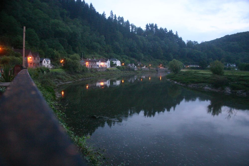 River Wye view from The Rose & Crown, Tintern